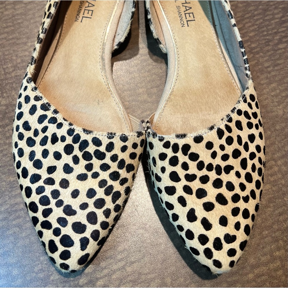 Women’s Michael by Michael Shannon Alyssa Fur animal print flats